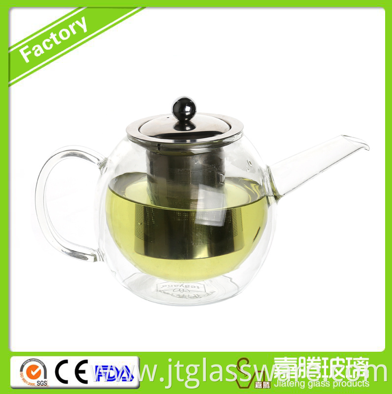 Double Wall Glass Teapot